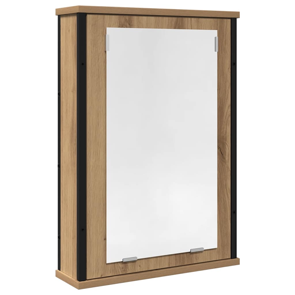 Maison Exclusive - Bad-spiegelschrank Artisan-eiche 42x12x60 Cm H