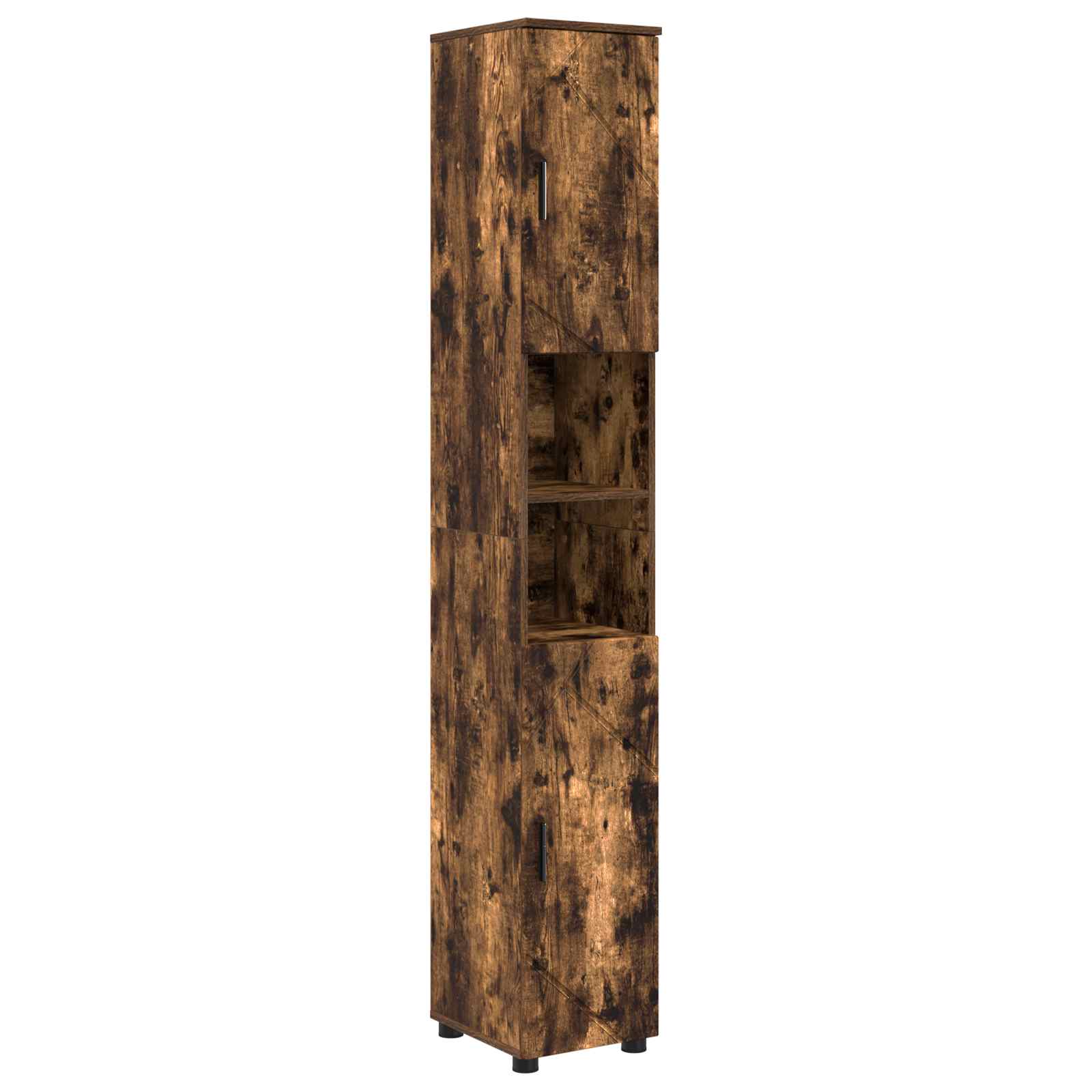 Maison Exclusive - Badezimmerschrank Geräucherte Eiche 30 X 35 X