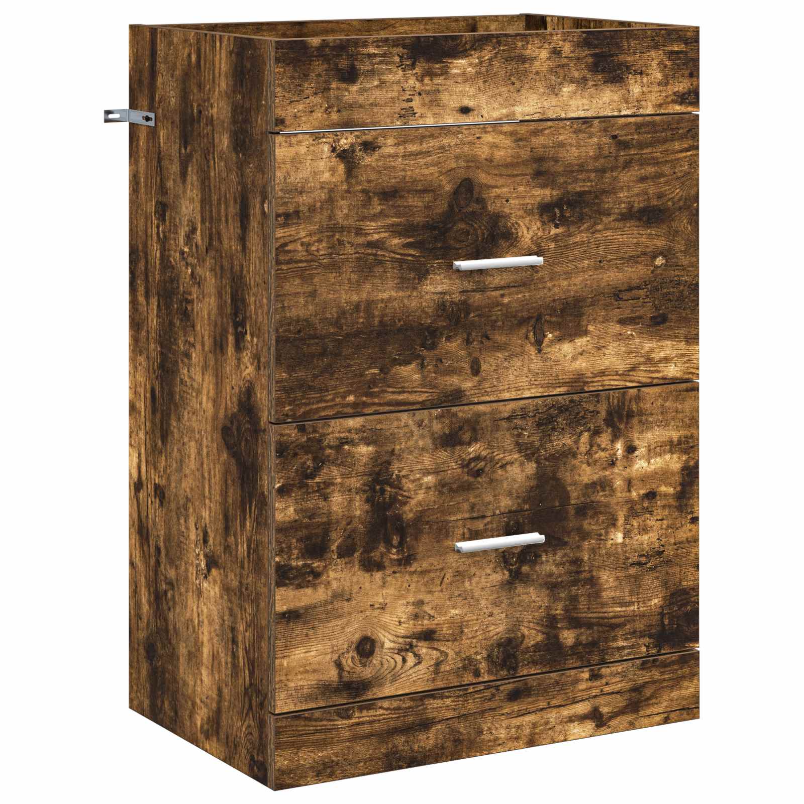 Maison Exclusive - Badunterschrank Geräucherte Eiche 56 X 37,5 X