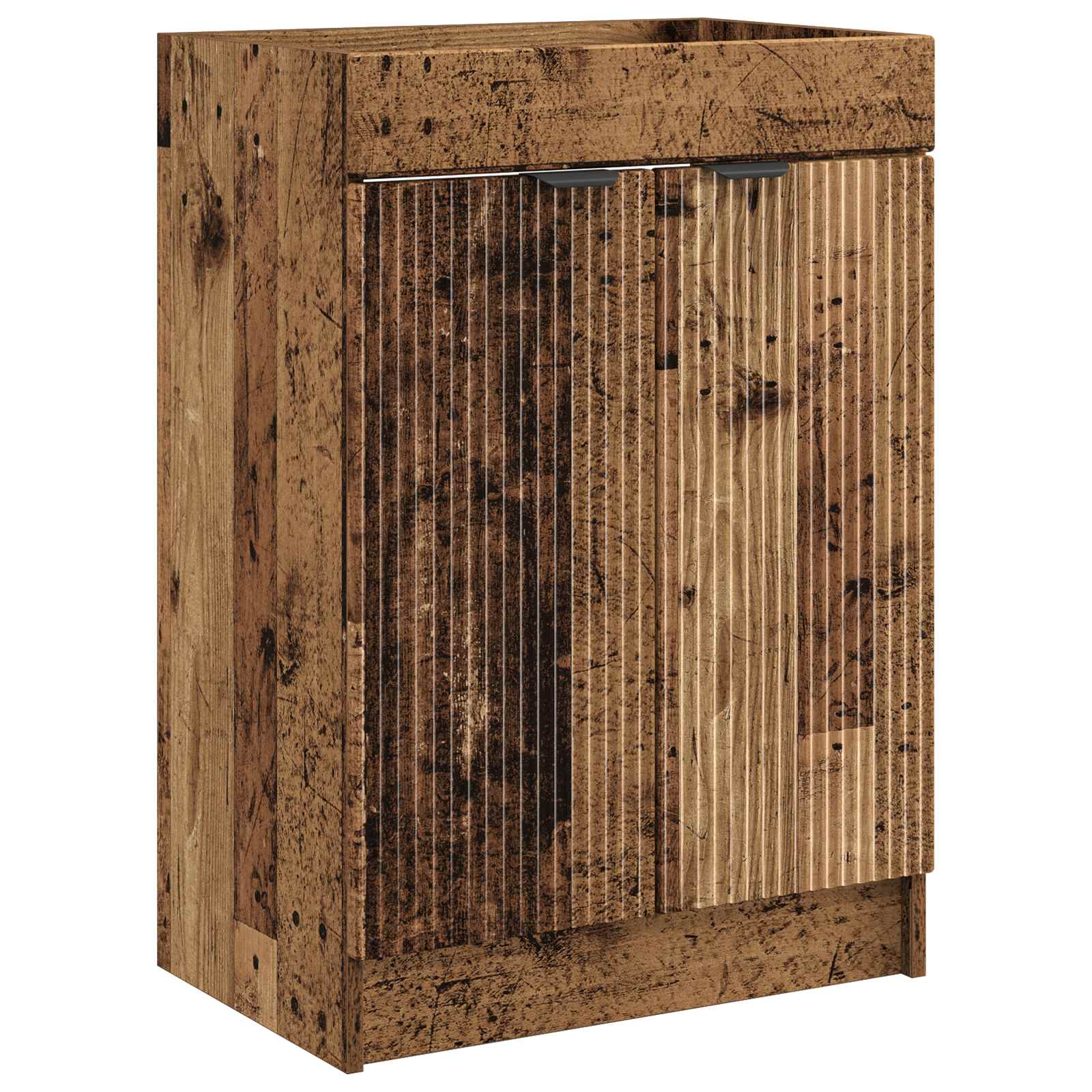 Maison Exclusive - Unter Dem Waschbecken Badschrank Altholz 56 X