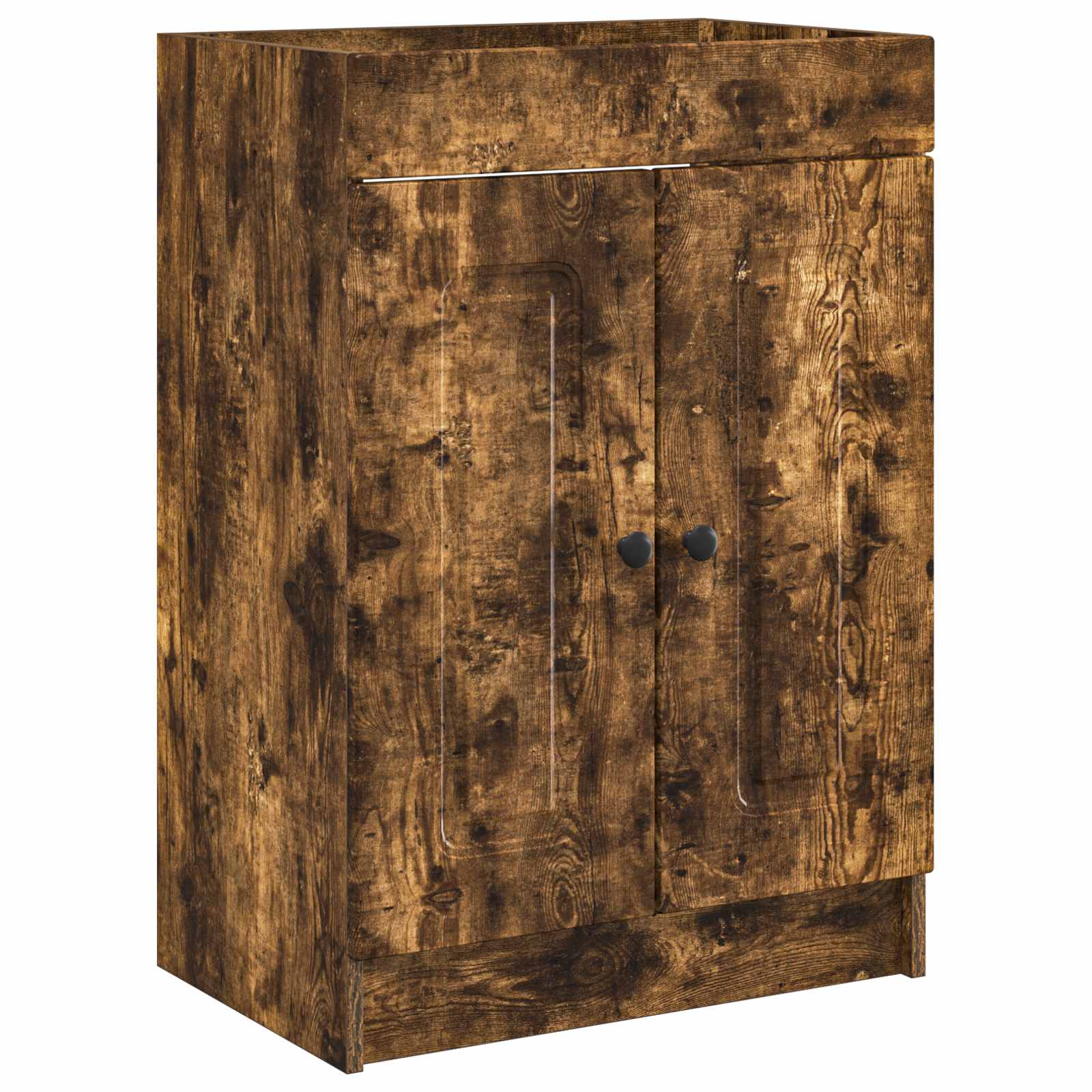 Maison Exclusive - Unter Dem Waschbecken Badschrank Geräucherte E