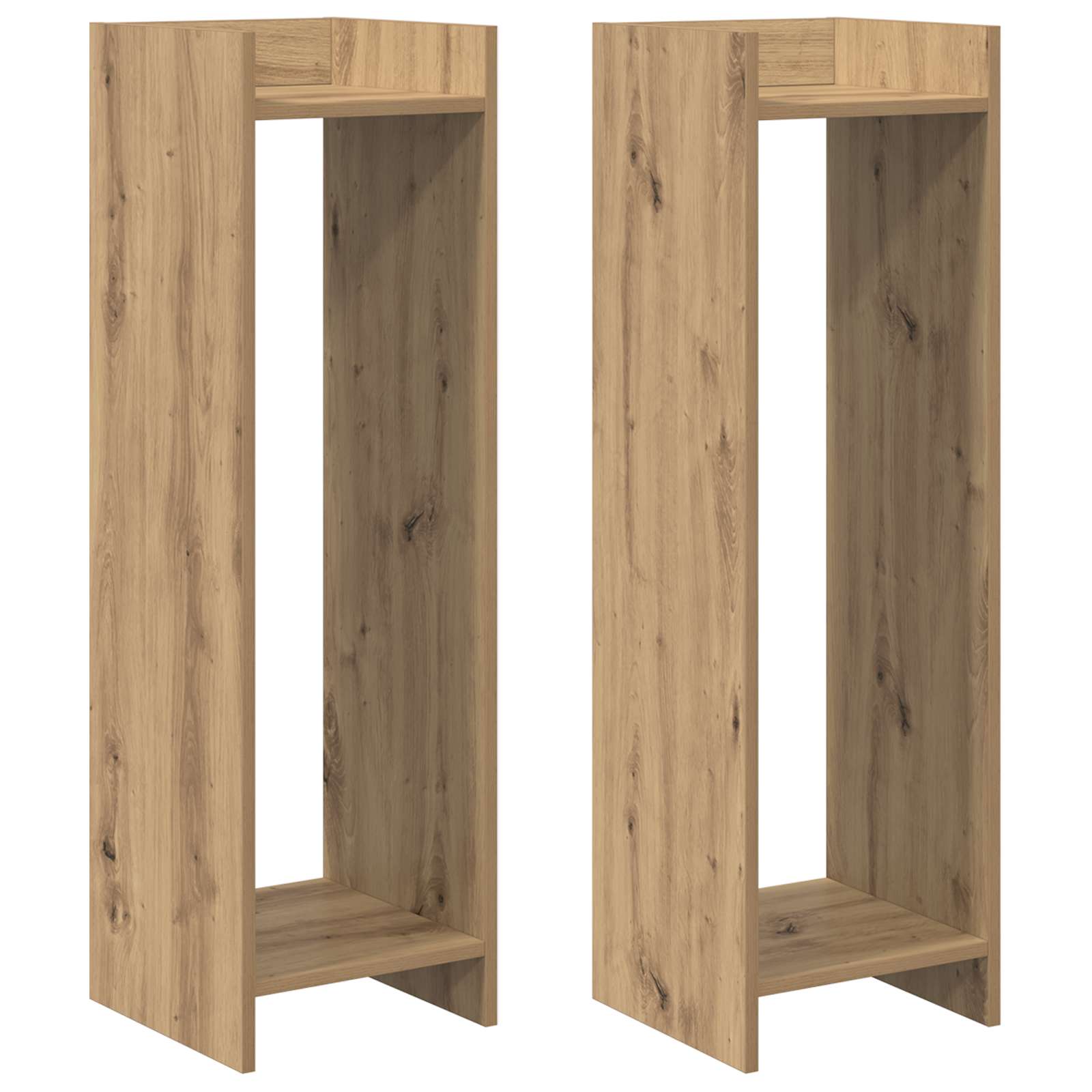 Maison Exclusive - Pflanzenständer 2 Stk. Artisan-eiche 30 X 30 X