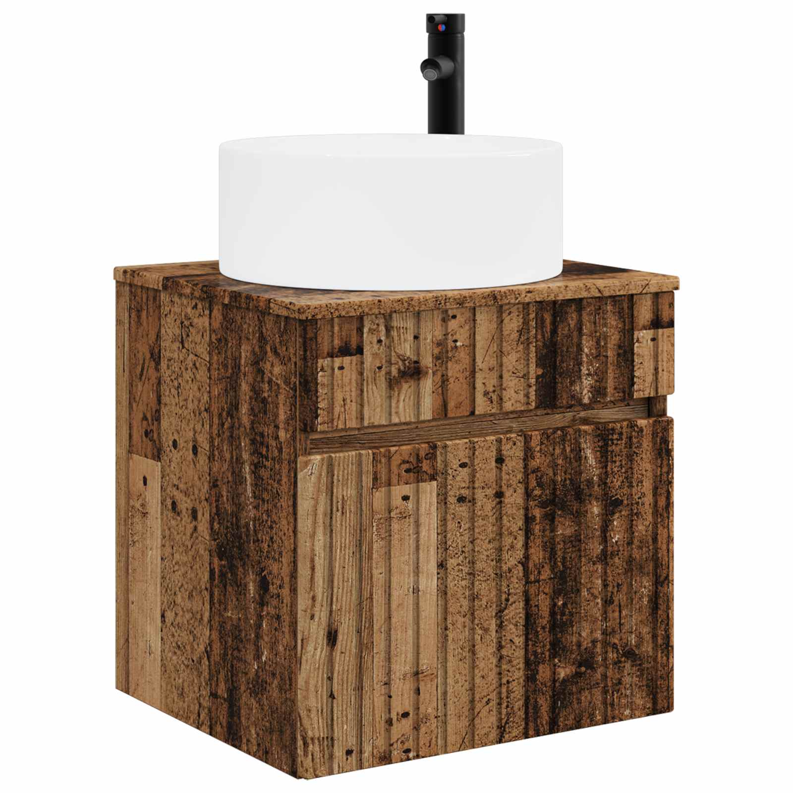 Maison Exclusive - Wandmontierte Waschbecken-vanität Altholz 49 X