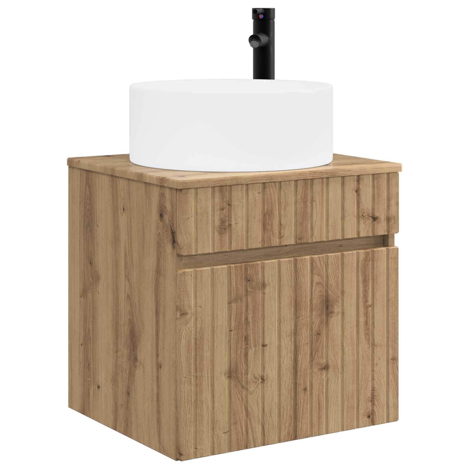 Maison Exclusive - Wandmontierte Waschbecken-vanität Artisan-eich