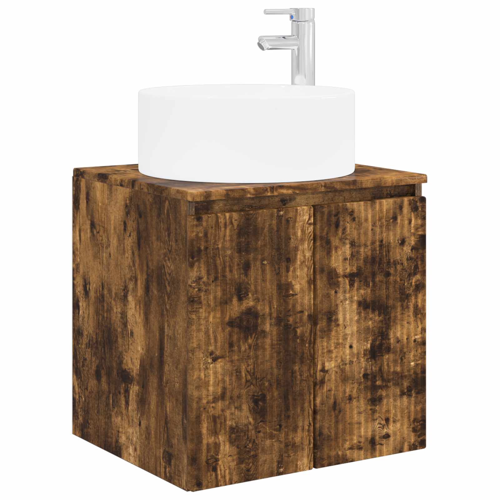 Maison Exclusive - Wandmontierte Waschbecken-vanität Räuchereiche