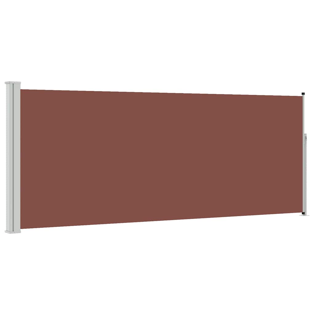 Maison Exclusive - Ausziehbare Seitenmarkise 117×314 Cm Braun