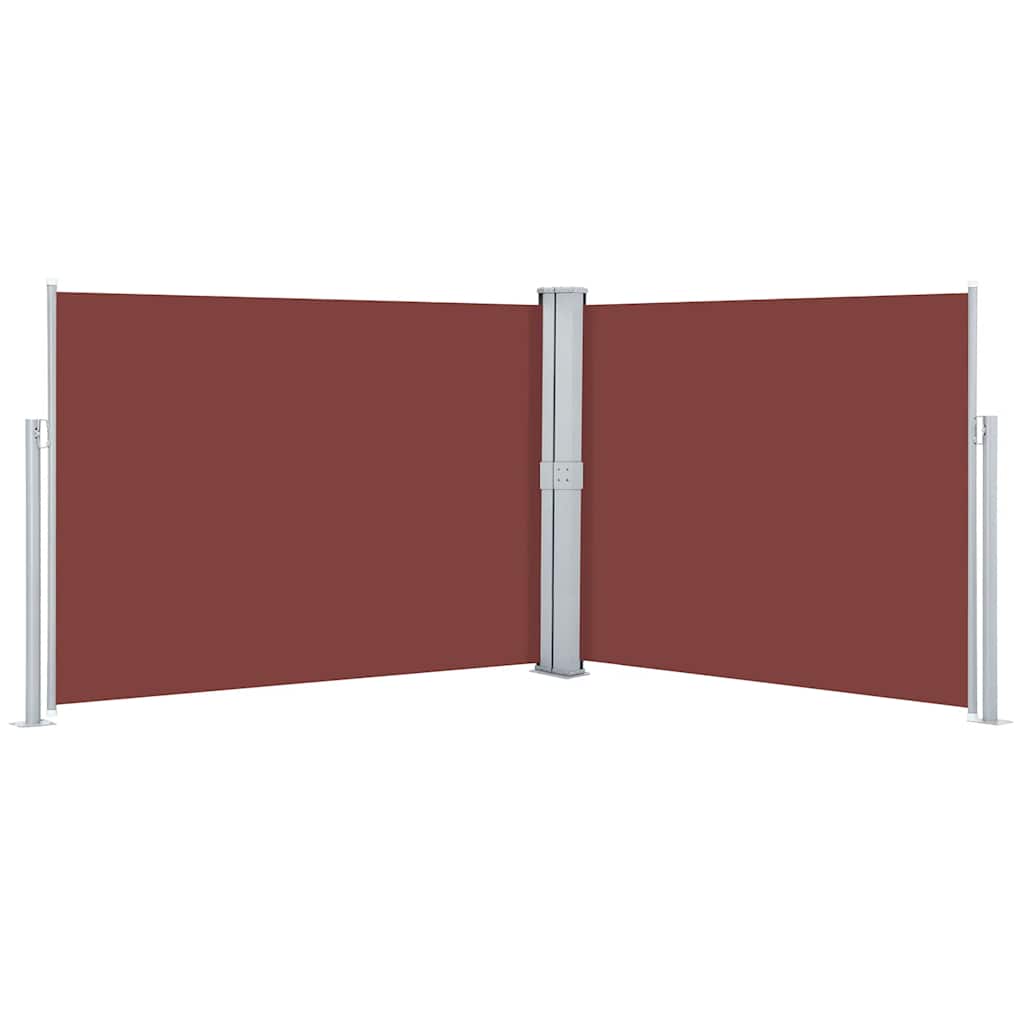 Maison Exclusive - Ausziehbare Seitenmarkise Braun 140 X 1000 Cm