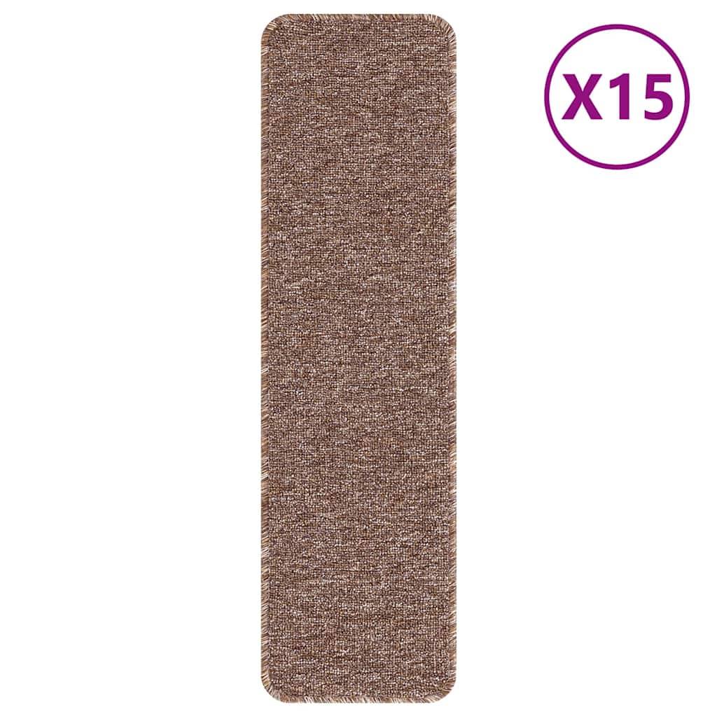Maison Exclusive - Rutschfeste Treppenmatten 15 Stk. 75 X 20 Cm B