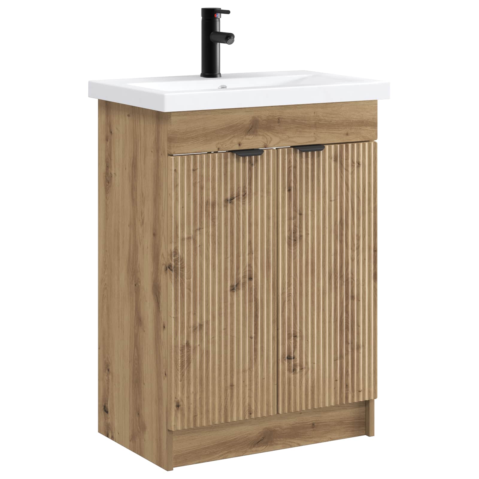 Maison Exclusive - Badezimmermöbel-set Artisan-eiche 78,5 X 37,5