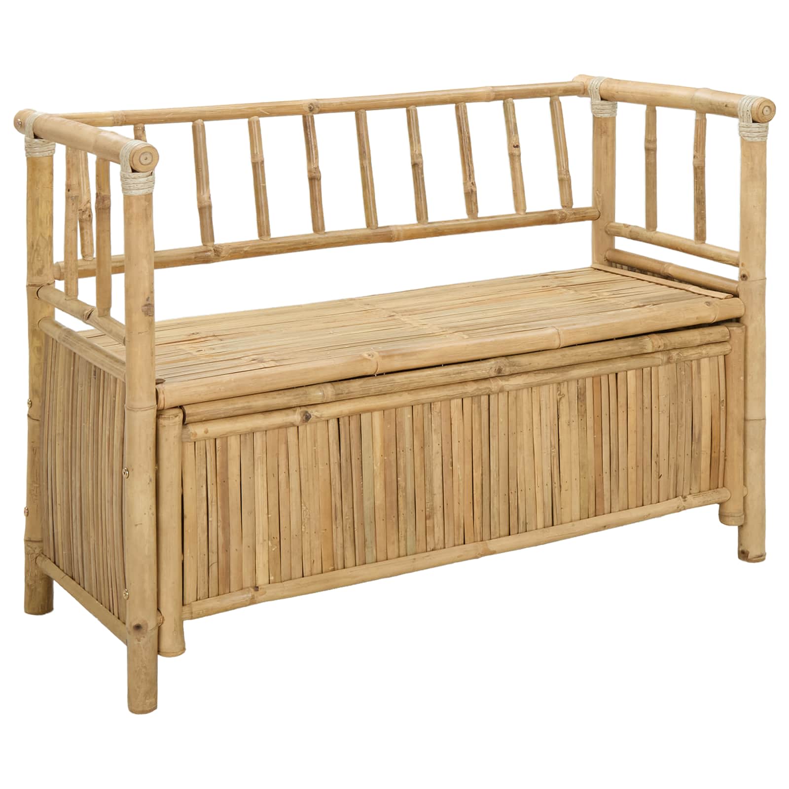 Maison Exclusive - Garten-aufbewahrungsbank 110 X 47 X 80 Cm Bamb