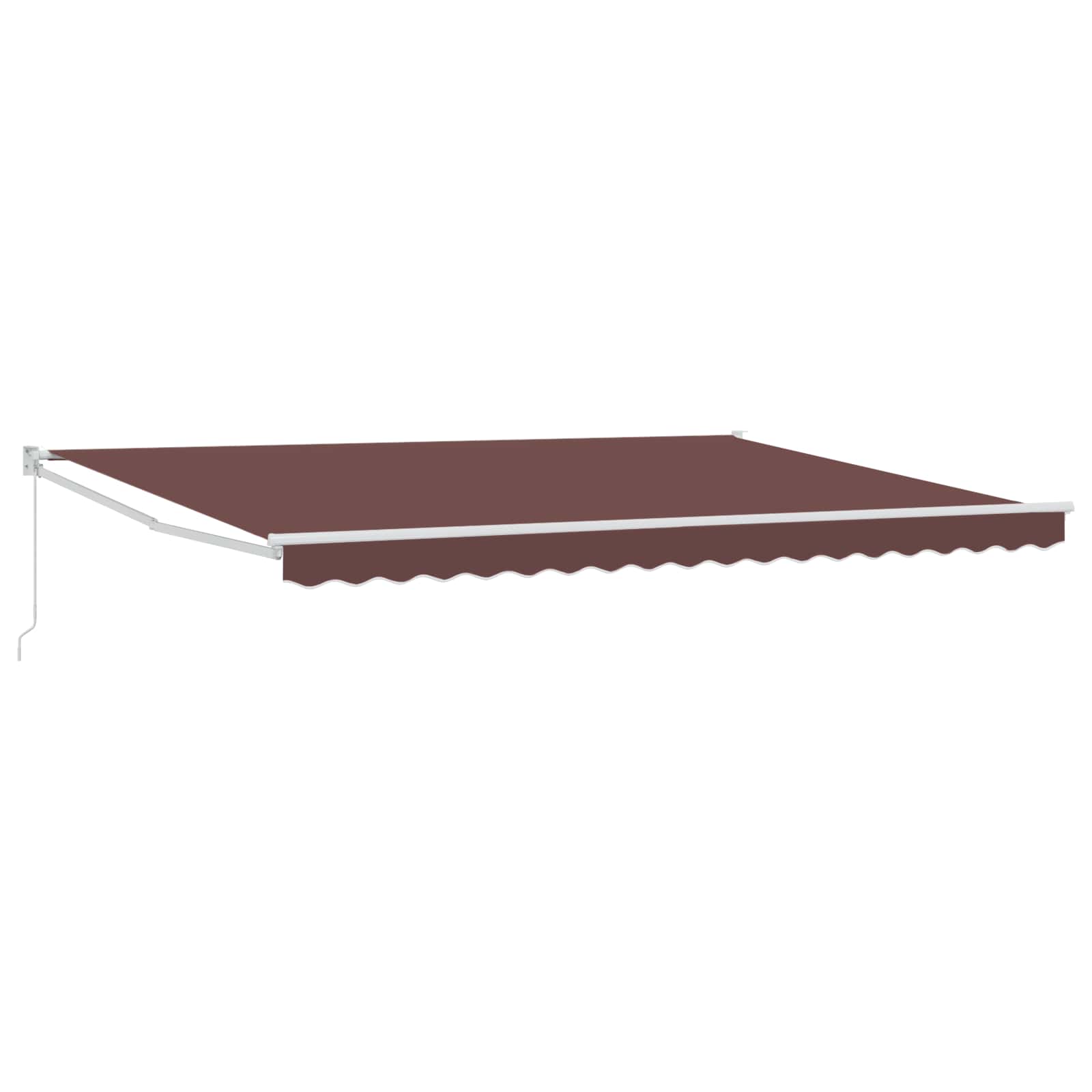 Maison Exclusive - Ausziehbare Markise Braun 4 X 2 M 100% Polyest