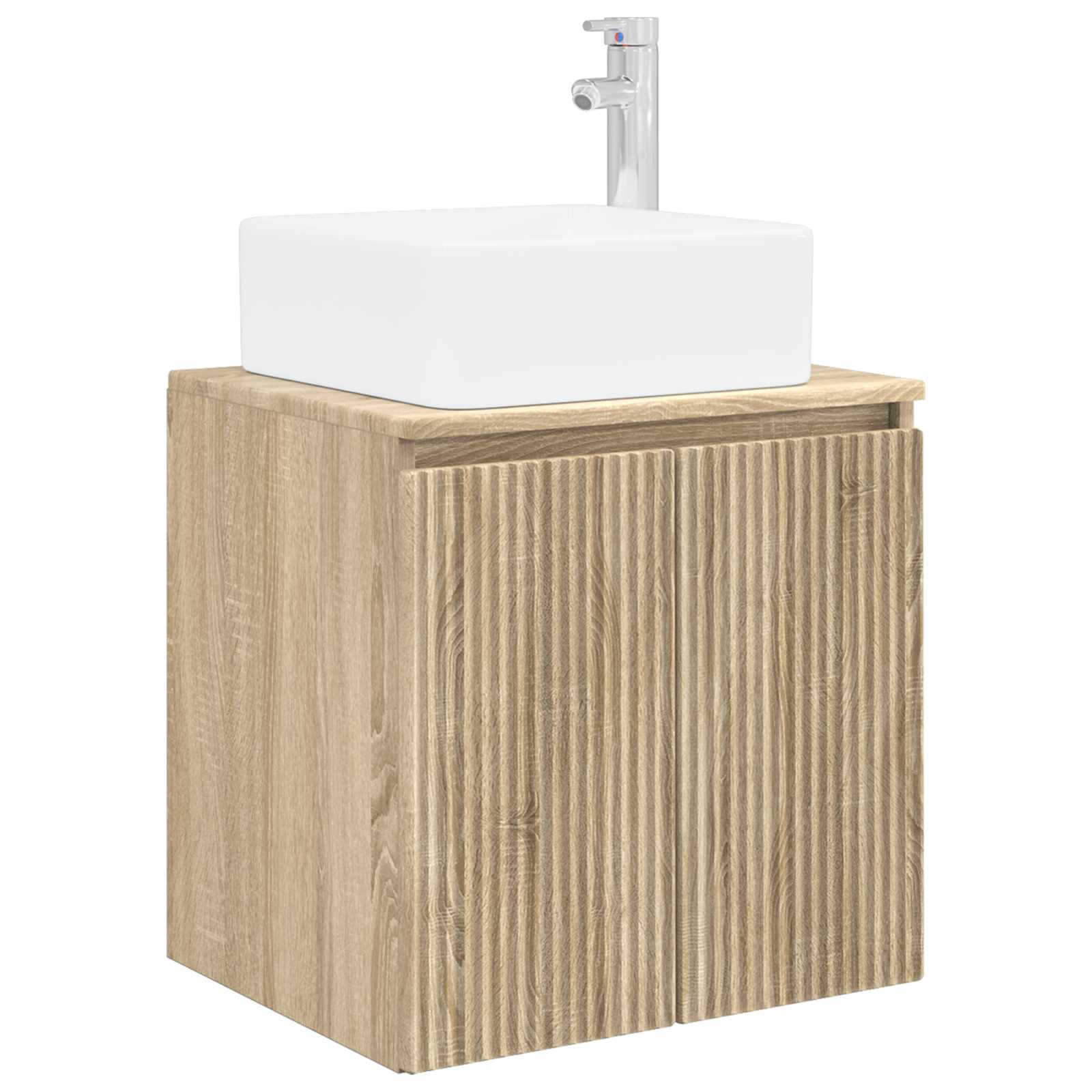 Maison Exclusive - Wandmontierte Waschtisch Sonoma-eiche 53 X 35