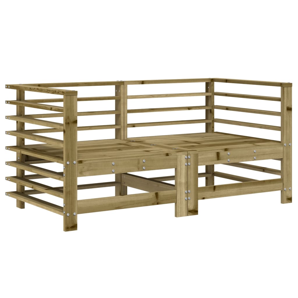Maison Exclusive - Garten-ecksofas 2 Stk. Kiefernholz Imprägniert