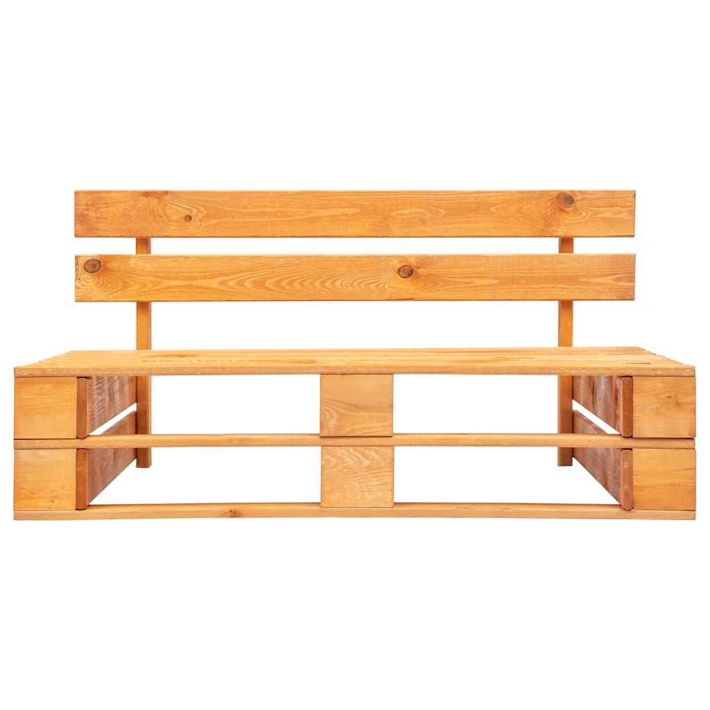Maison Exclusive - Outdoor-bank Paletten Holz Honigbraun