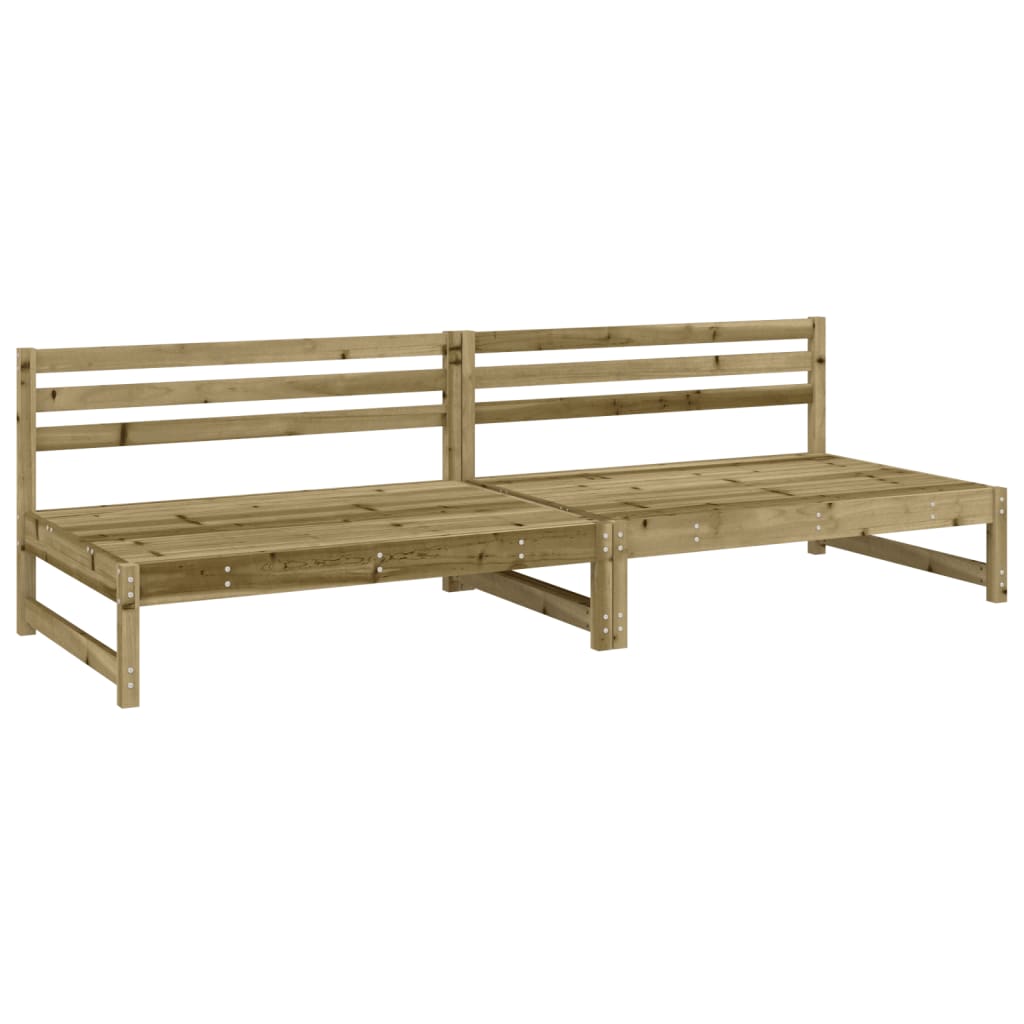 Maison Exclusive - Garten-mittelsofas 2 Stk. 120x80 Cm Kiefernhol