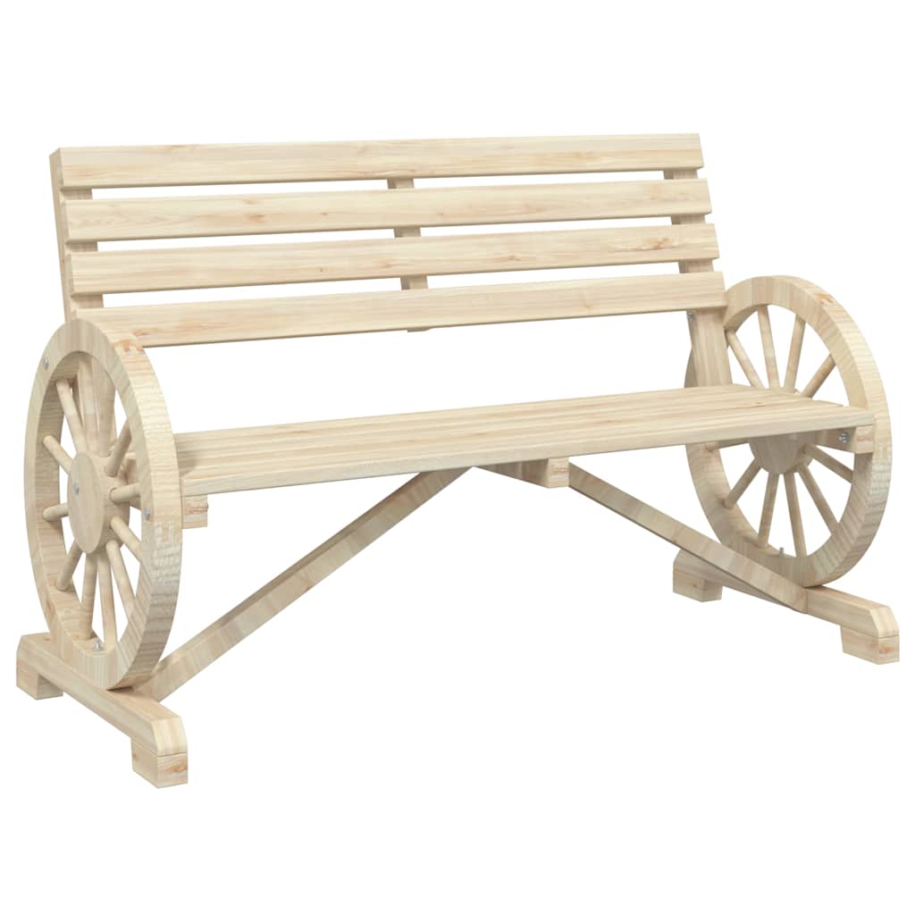 Maison Exclusive - Gartenbank 2-sitzer Massivholz Tanne