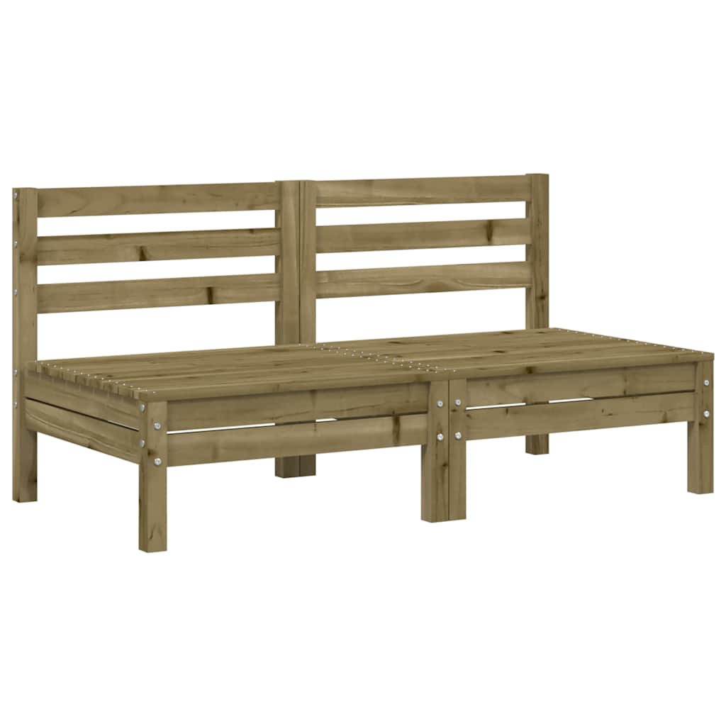 Maison Exclusive - Gartensofas Ohne Armlehnen 2 Stk. Kiefernholz
