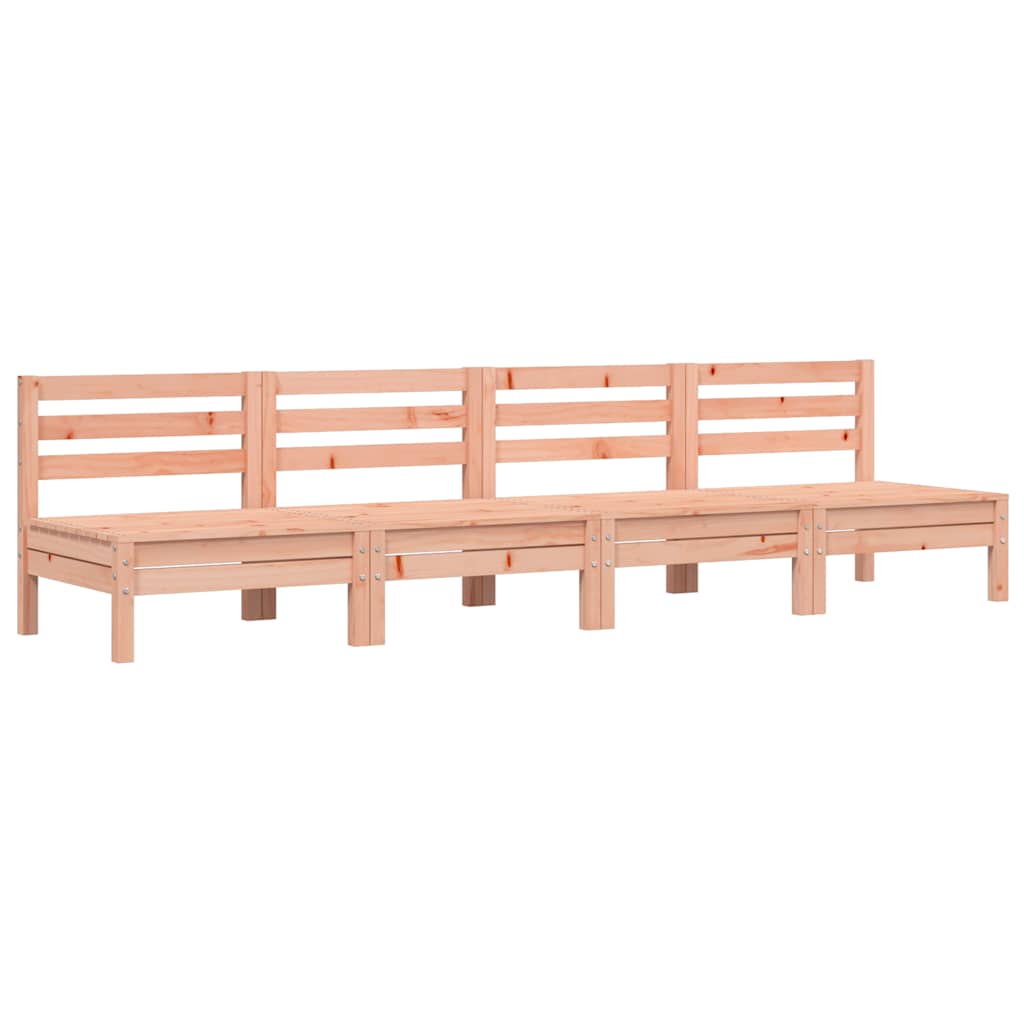 Maison Exclusive - Gartensofas Ohne Armlehnen 4 Stk. Massivholz D