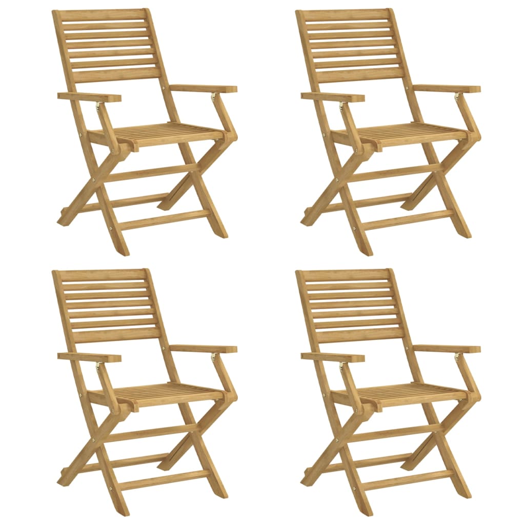 Maison Exclusive - Klappstühle, 4 Stück, 54,5 X 61,5 X 86,5 Cm, M