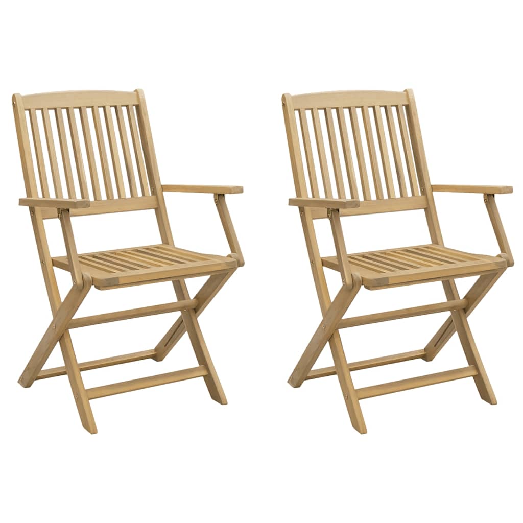 Maison Exclusive - Klappstühle, 2 Stück, 58 X 54,5 X 90 Cm, Massi