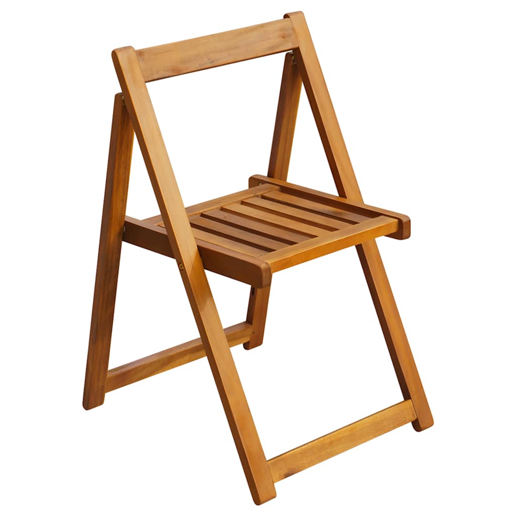 Maison Exclusive - Klappstühle, 2 Stück, Aus Massivem Akazienholz
