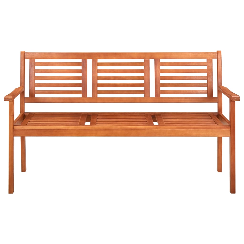 Maison Exclusive - Gartenbank 3-sitzer 150 Cm Massivholz Eukalypt