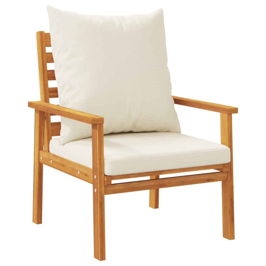 Maison Exclusive - Gartensessel 2 Stk. Mit Kissen Massivholz Akaz