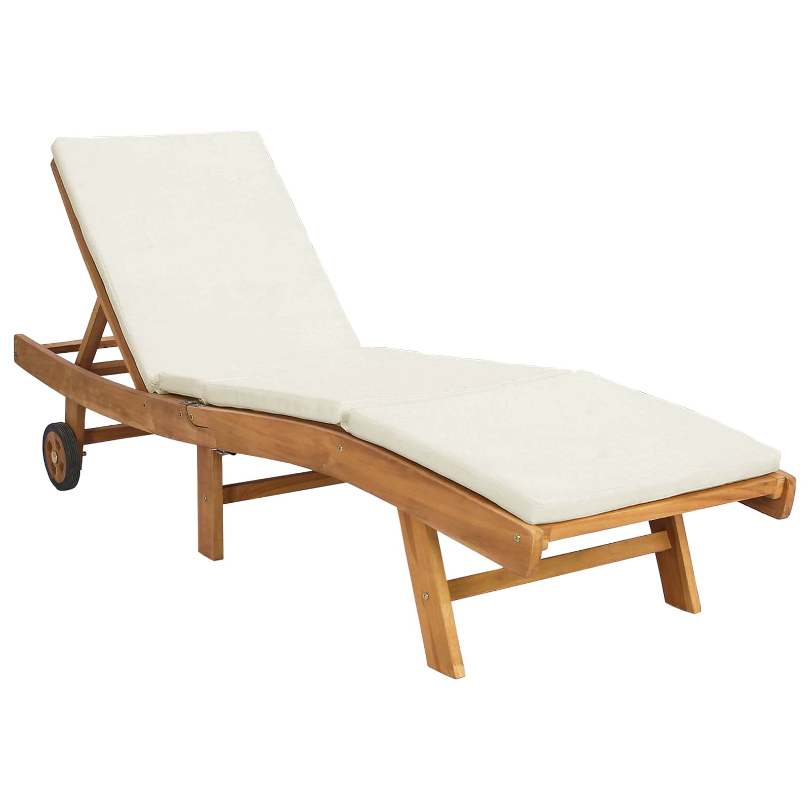 Maison Exclusive - Sonnenliege Polyester Braun Und Creme