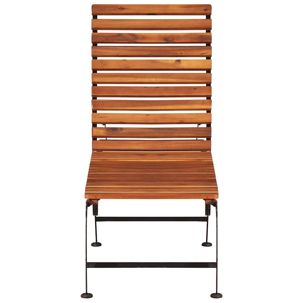 Maison Exclusive - Sonnenliege Mit Stahlbeinen Massivholz Akazie