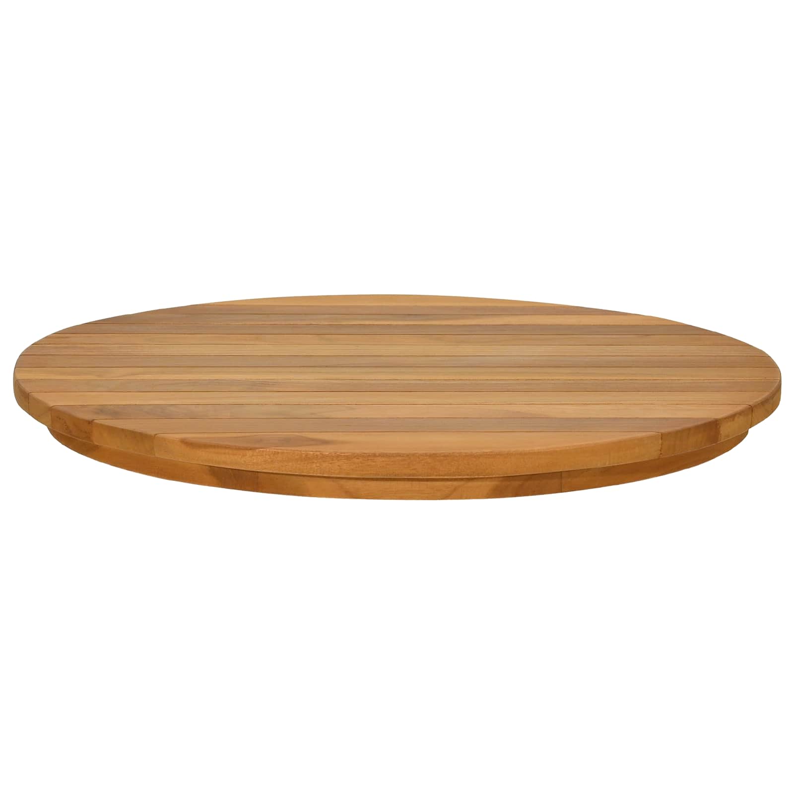Maison Exclusive - Tischplatte Ø 50 X 3,5 Rund Massives Teakholz