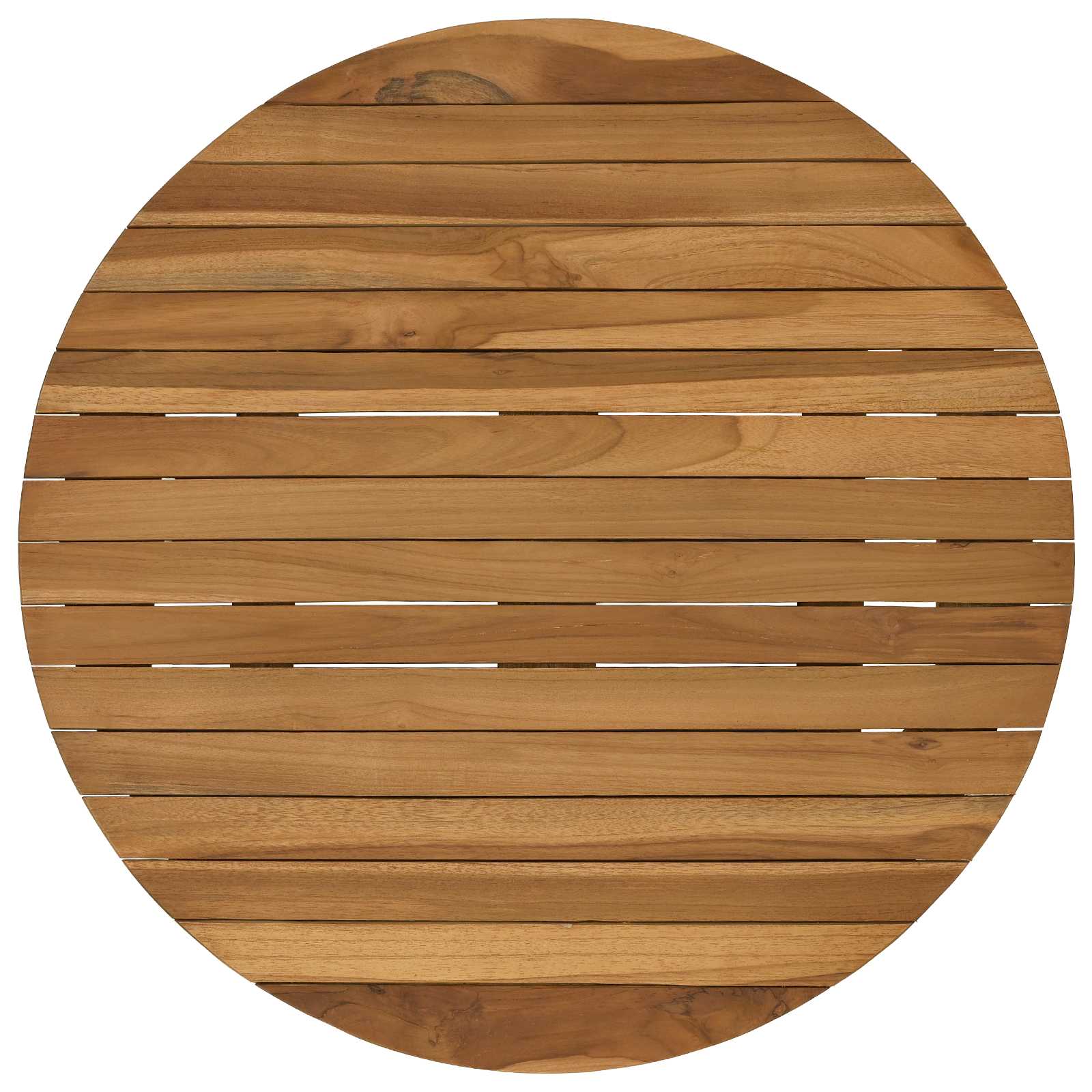 Maison Exclusive - Tischplatte Ø 60 X 3,5 Rund Massives Teakholz