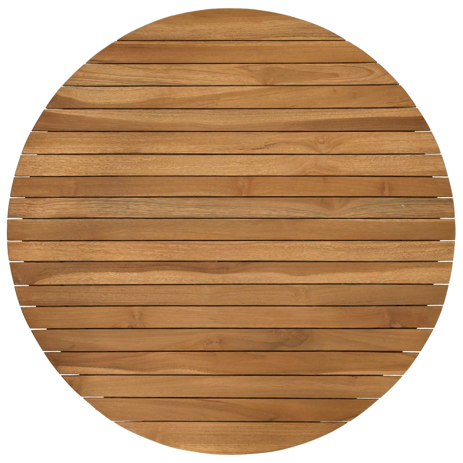 Maison Exclusive - Tischplatte Ø 70 X 3,5 Rund Massives Teakholz