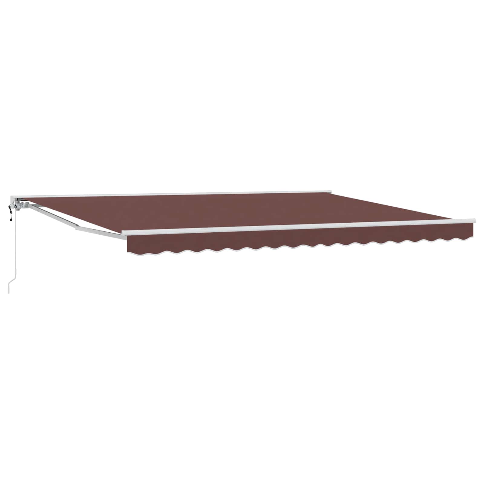 Maison Exclusive - Elektrische Ausziehbare Markise Braun 4,5 X 3,