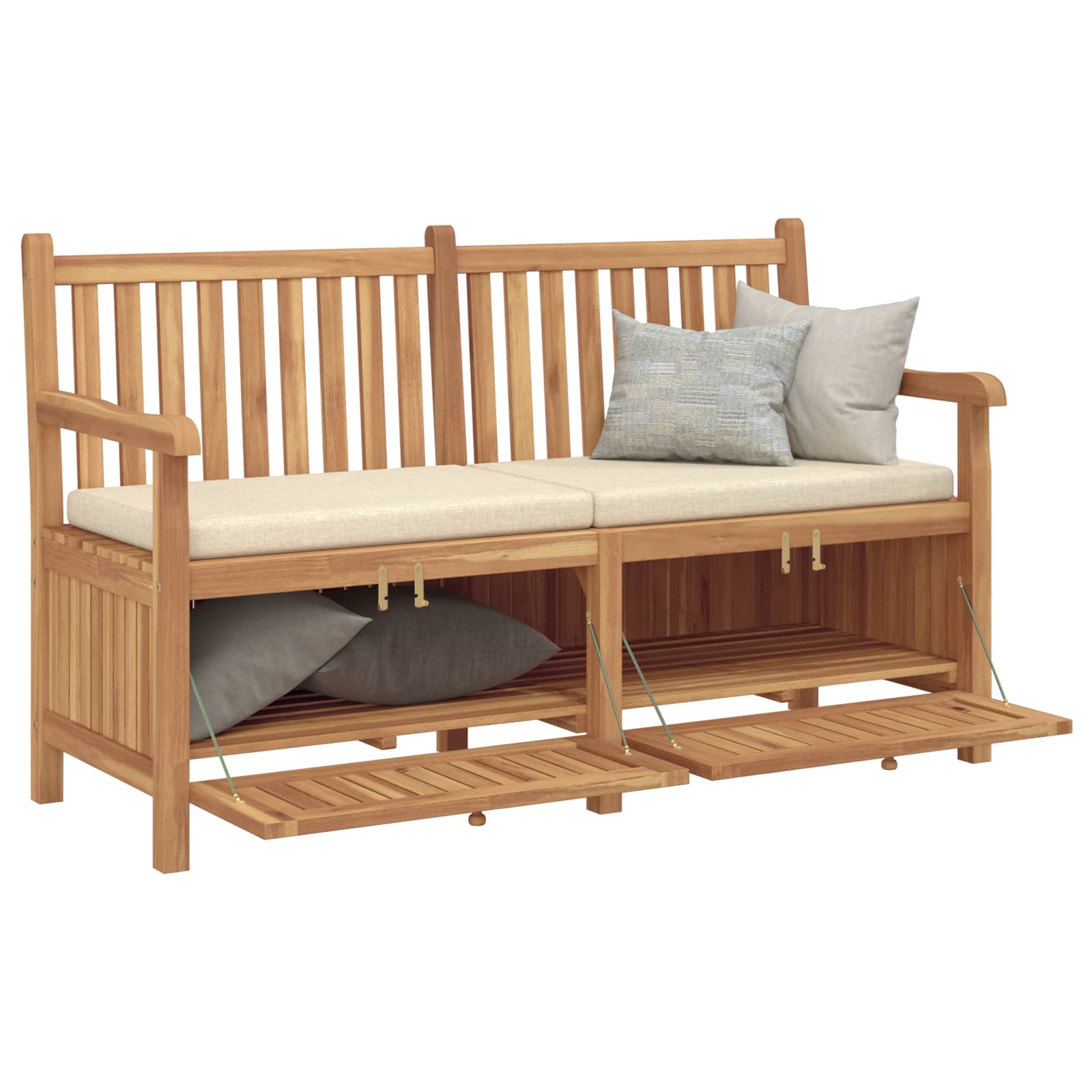 Maison Exclusive - Gartenbank Mit Speicher 150 X 60 X 90 Cm Massi