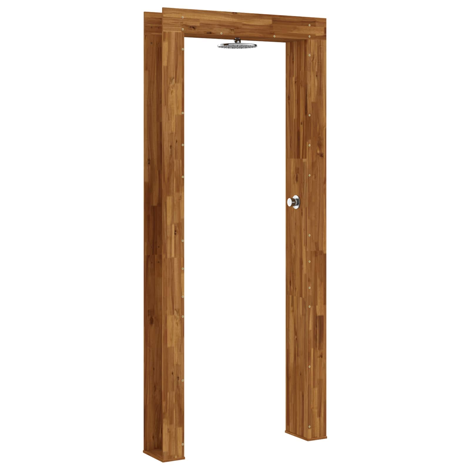 Maison Exclusive - Gartendusche 226 Cm Massives Akazienholz Und E