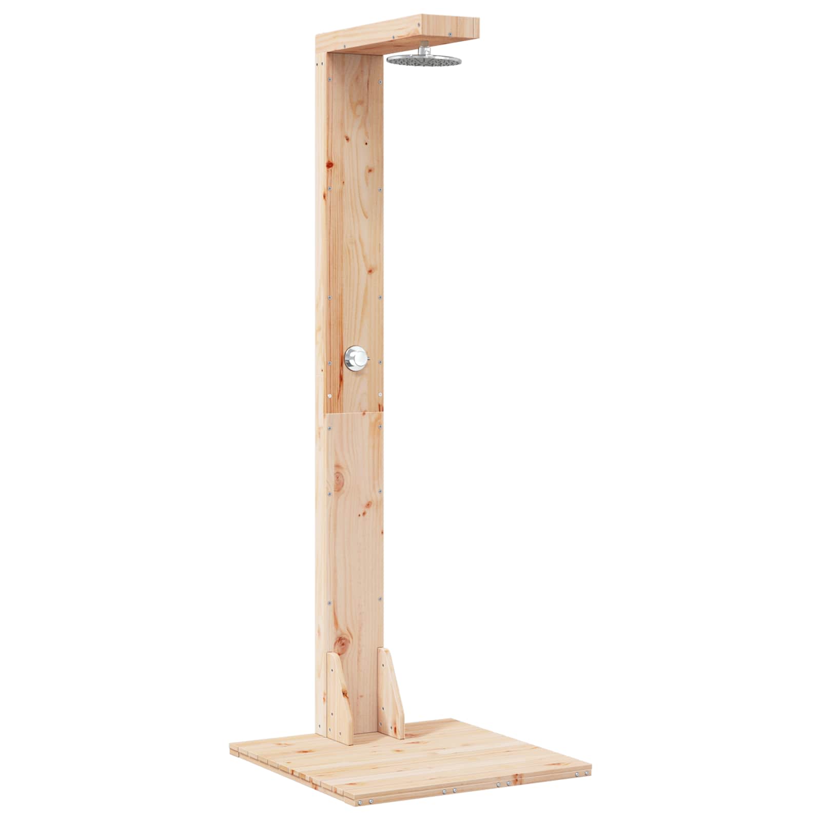 Maison Exclusive - Gartendusche 210 Cm Massivholz Kiefer Und Edel