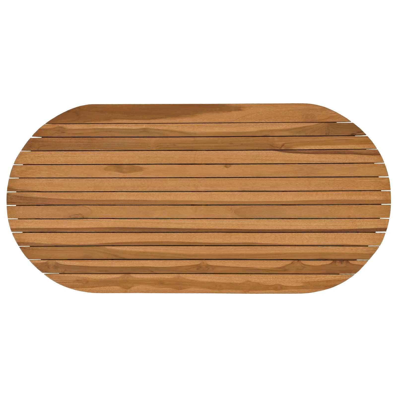 Maison Exclusive - Tischplatte 100 X 50 X 3,5 Cm Oval Massives Te