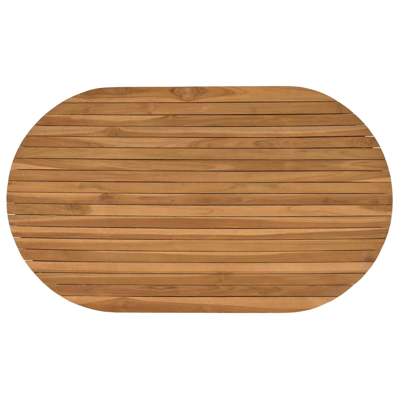 Maison Exclusive - Tischplatte 120 X 70 X 3,5 Cm Oval Massives Te
