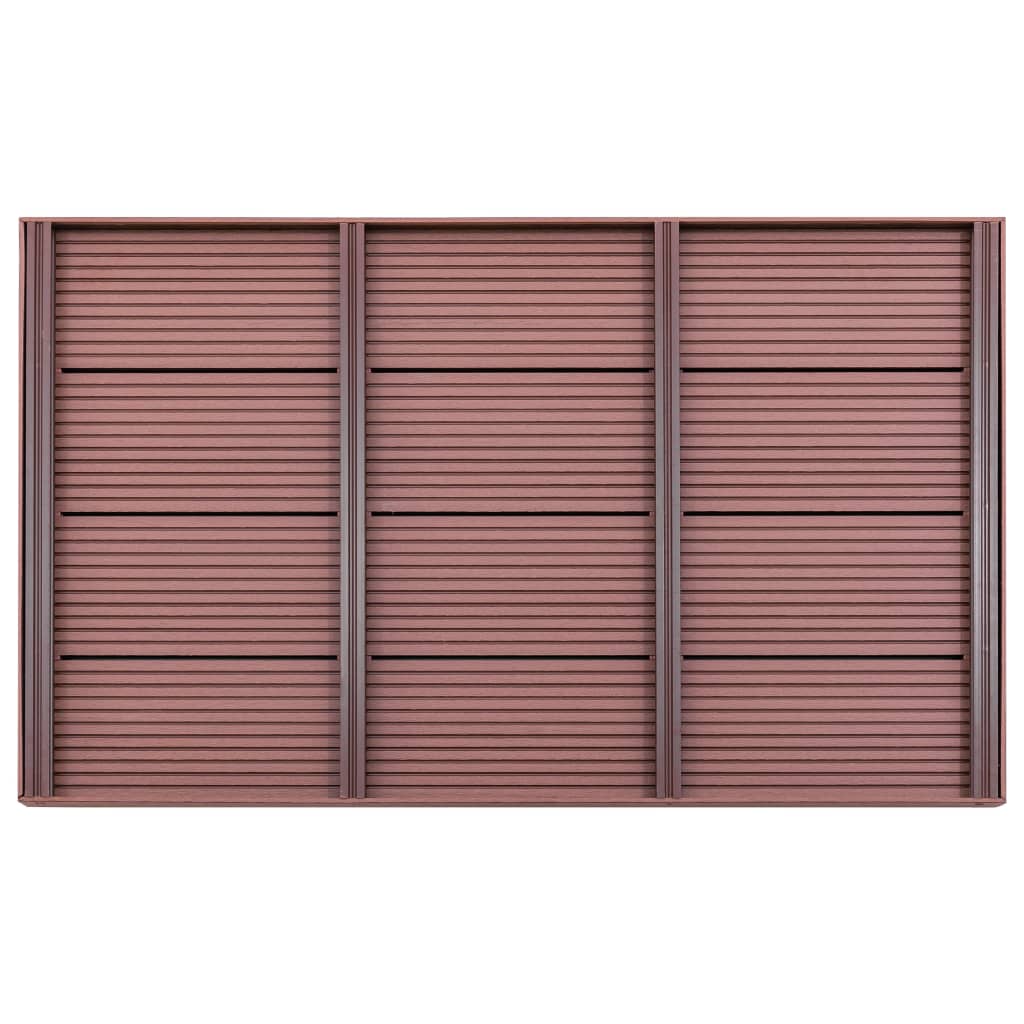 Maison Exclusive - Bodenelement Für Solardusche Braun 101x63x5,5