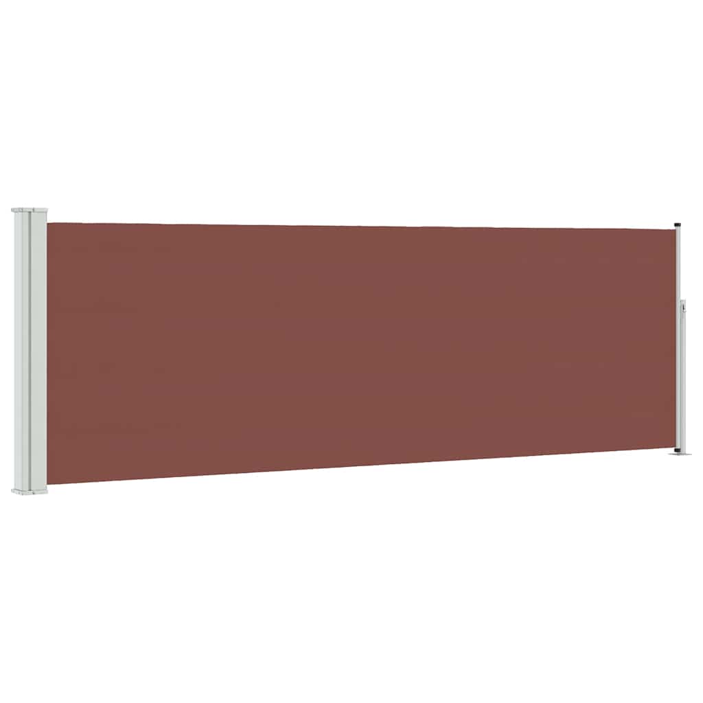 Maison Exclusive - Ausziehbare Seitenmarkise 100x314 Cm Braun