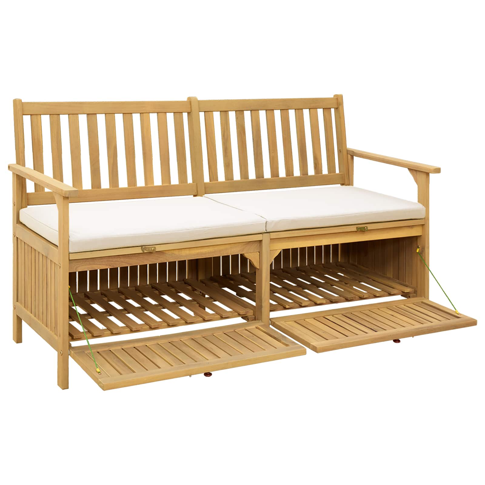 Maison Exclusive - Garten-aufbewahrungsbank 2 -seater 148 X 63 X