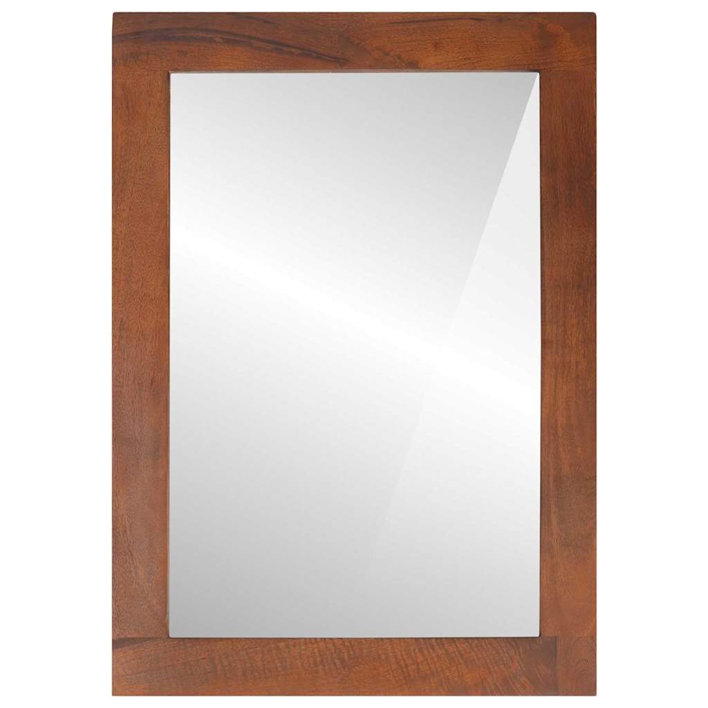 Maison Exclusive - Spiegel Rechtwinklig Braun Und Silber 50 X 2,5
