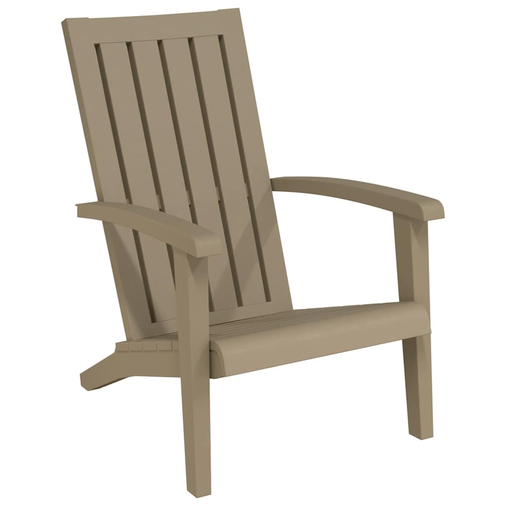 Maison Exclusive - Adirondack-gartenstuhl Hellbraun Polypropylen