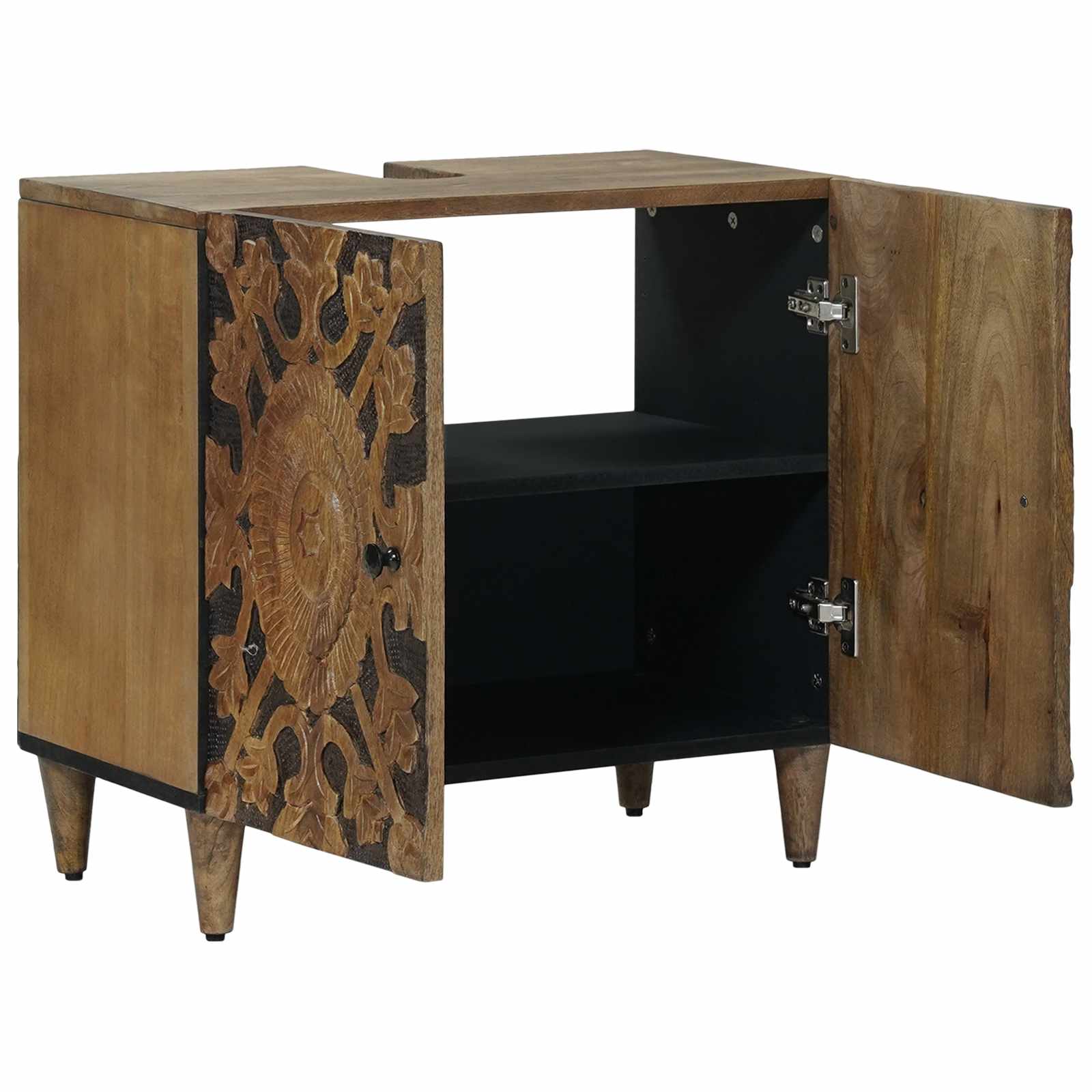 Maison Exclusive - Waschbeckenschrank Braun 62 X 33 X 58 Cm Massi