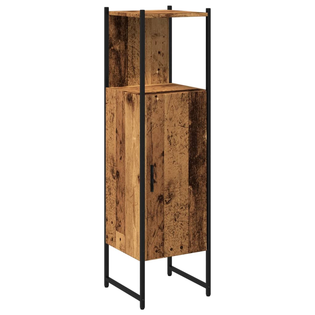 Maison Exclusive - Badschrank Altholz-optik 33x33x120,5 Cm Holzwe