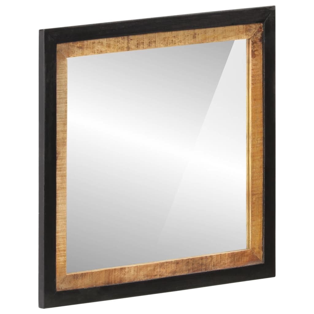 Maison Exclusive - Badspiegel 55x1x60 Cm Glas Und Massivholz Mang