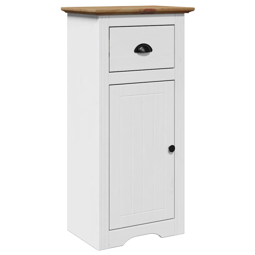 Maison Exclusive - Badschrank Bodo Weiß Und Braun 44x30x90 Cm