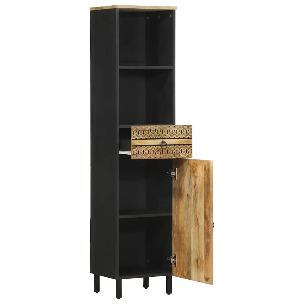 Maison Exclusive - Badschrank 38x33,5x160 Cm Massivholz Mango
