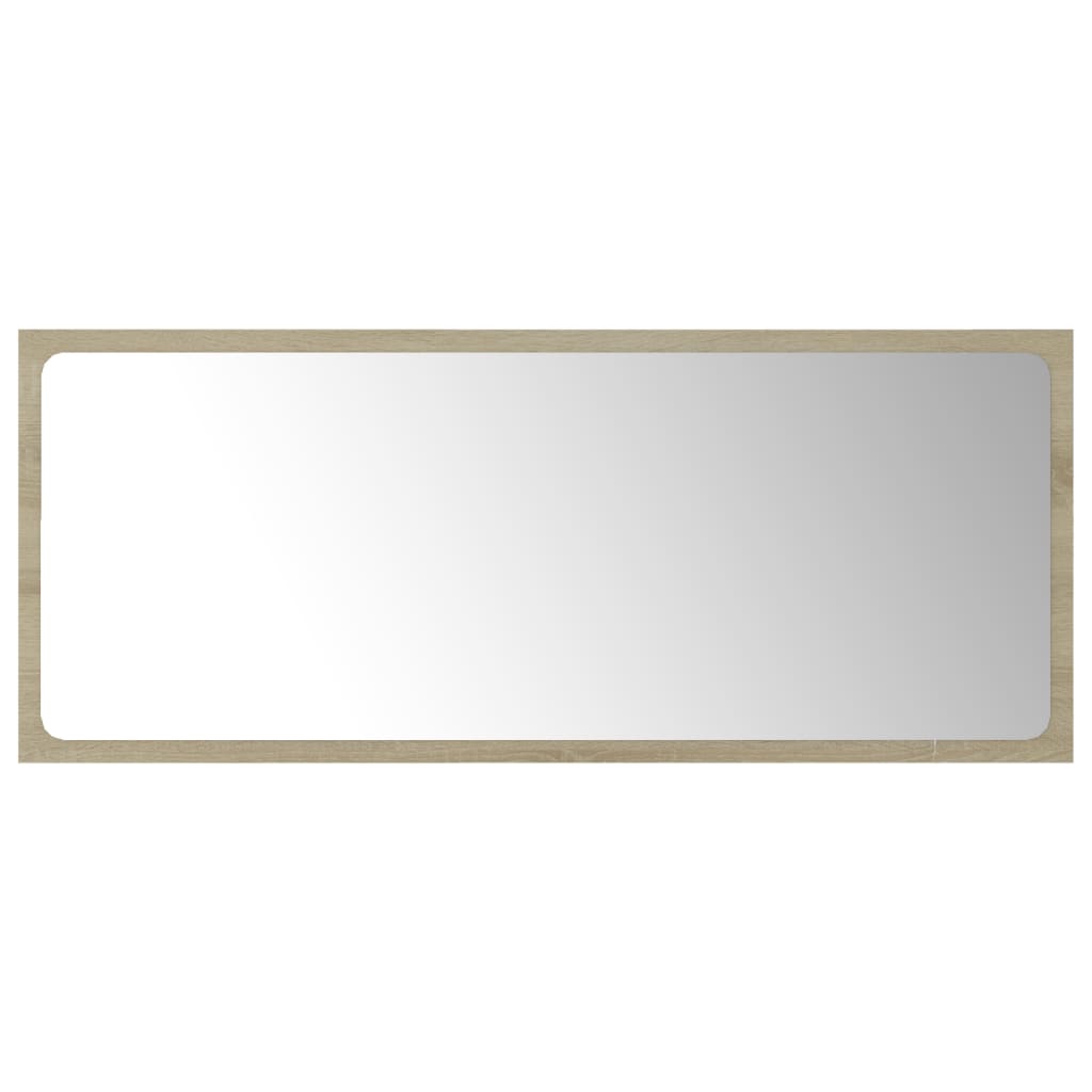 Maison Exclusive - Badspiegel Sonoma-eiche 90x1,5x37 Cm Holzwerks