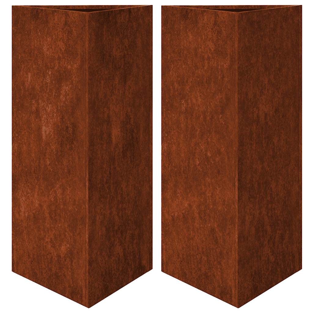 Maison Exclusive - Pflanzkübel 2 Stk. Dreieckig 40x34,5x75 Cm Wet